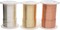 The Beadsmith Wire Elements 28-Gauge Lacquered Tarnish-Resistant Copper Wire for Jewelry Making, 4-40 Yard, 36.58 Meter Spools (Gold, Silver, & Copper Color)